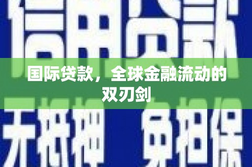 泌阳国际贷款，全球金融流动的双刃剑