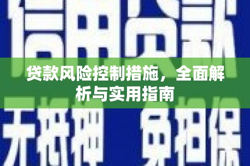 泌阳贷款风险控制措施，全面解析与实用指南