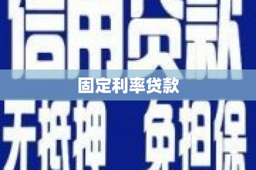 泌阳固定利率贷款