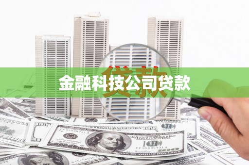 泌阳金融科技公司贷款