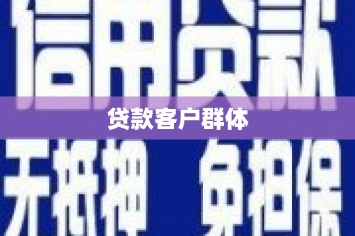 泌阳贷款客户群体
