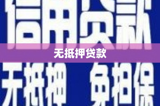 泌阳无抵押贷款