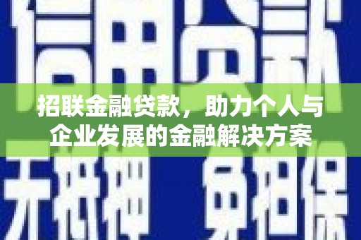 泌阳招联金融贷款，助力个人与企业发展的金融解决方案
