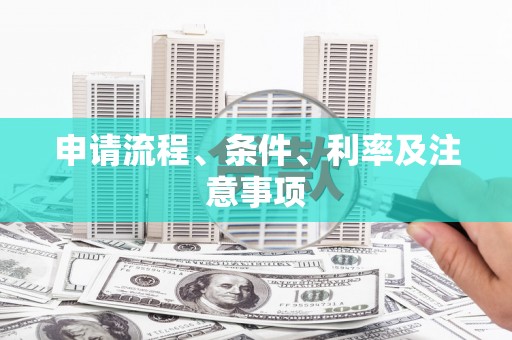 泌阳申请流程、条件、利率及注意事项