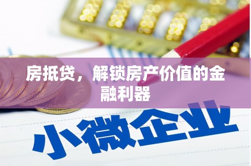 泌阳房抵贷，解锁房产价值的金融利器