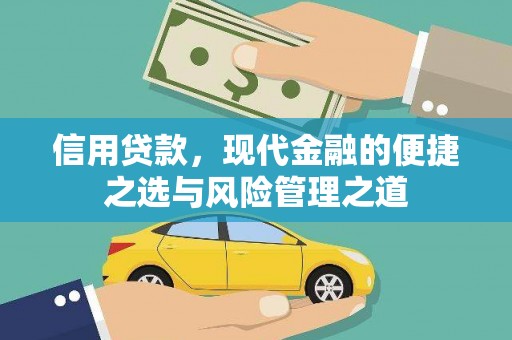泌阳信用贷款，现代金融的便捷之选与风险管理之道