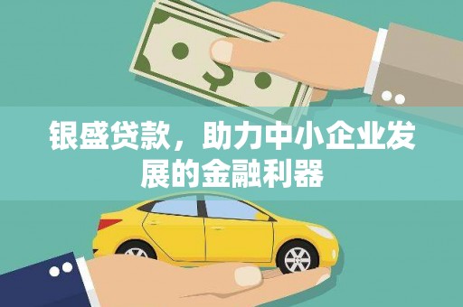 泌阳银盛贷款，助力中小企业发展的金融利器
