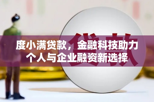 泌阳度小满贷款，金融科技助力个人与企业融资新选择