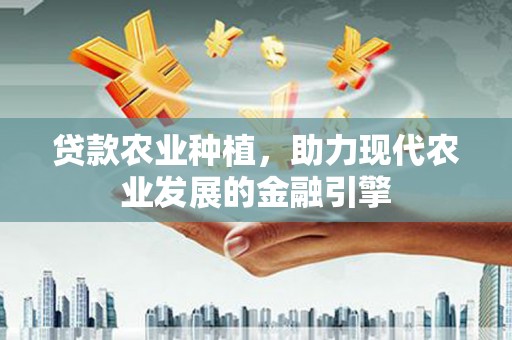 泌阳贷款农业种植，助力现代农业发展的金融引擎