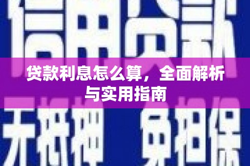 泌阳贷款利息怎么算，全面解析与实用指南