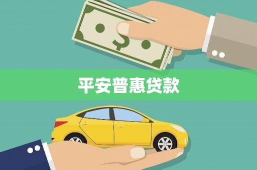 泌阳平安普惠贷款