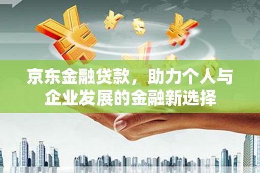 泌阳京东金融贷款，助力个人与企业发展的金融新选择