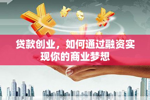 泌阳贷款创业，如何通过融资实现你的商业梦想