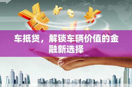 泌阳车抵贷，解锁车辆价值的金融新选择