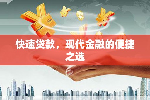 泌阳快速贷款，现代金融的便捷之选
