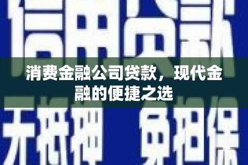 泌阳消费金融公司贷款，现代金融的便捷之选