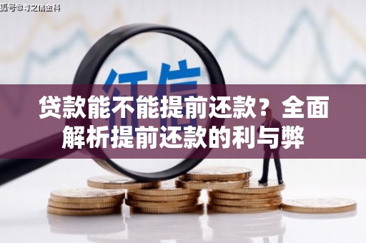 泌阳贷款能不能提前还款？全面解析提前还款的利与弊