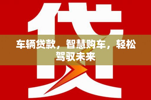 泌阳车辆贷款，智慧购车，轻松驾驭未来