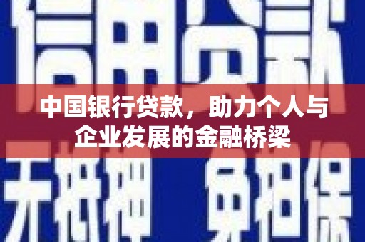 泌阳中国银行贷款，助力个人与企业发展的金融桥梁