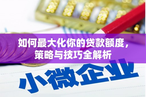 泌阳如何最大化你的贷款额度，策略与技巧全解析