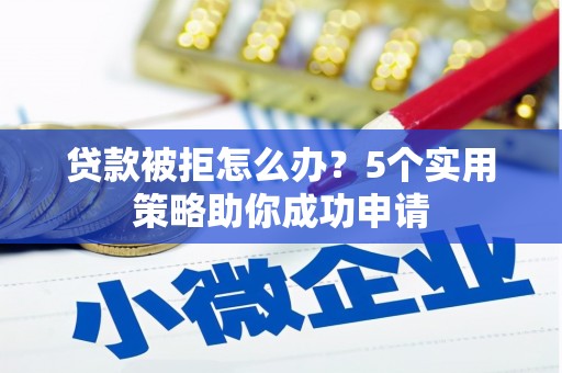 泌阳贷款被拒怎么办？5个实用策略助你成功申请