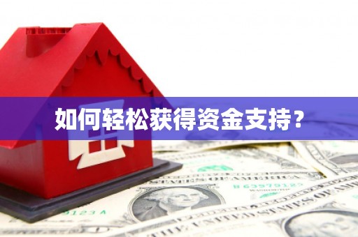 泌阳如何轻松获得资金支持？