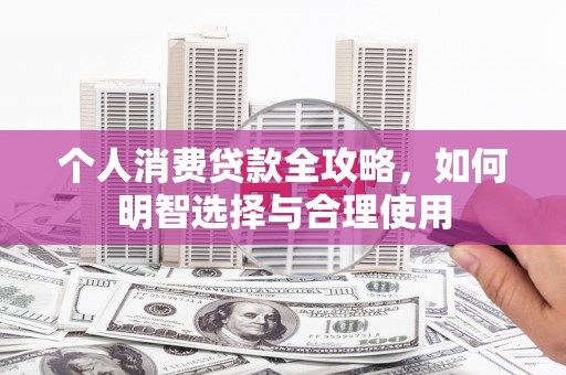 泌阳个人消费贷款全攻略，如何明智选择与合理使用
