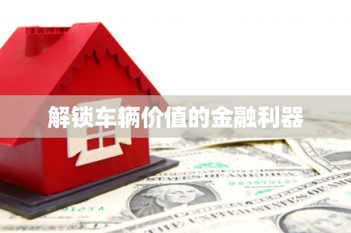 泌阳解锁车辆价值的金融利器
