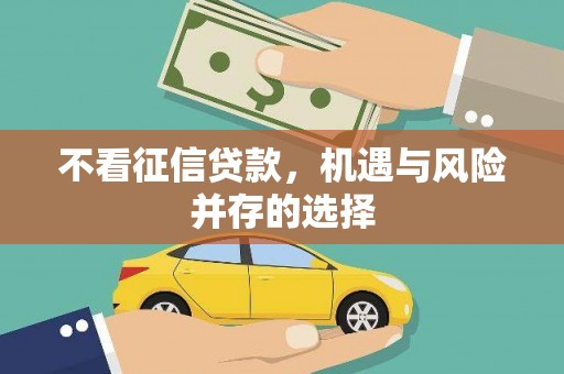 泌阳不看征信贷款，机遇与风险并存的选择